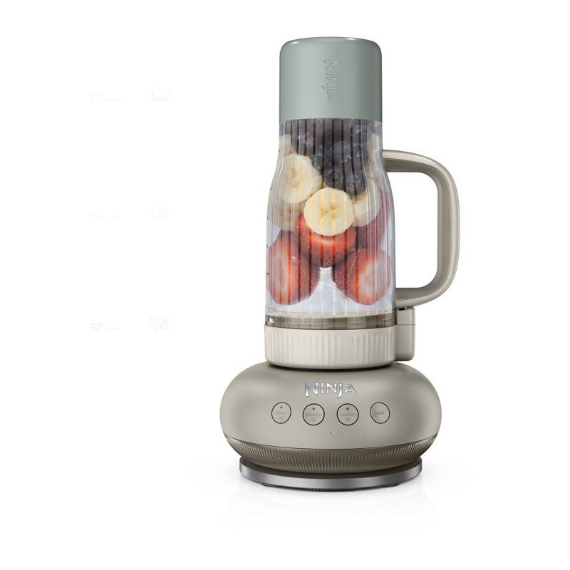 Blender - NINJA - BlendBoss DB351EUST - 1200 W - 3 programmes - Gobelet 760 ml avec poignée - Sans BPA - Minéral
