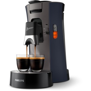 Cafetiere a dosette - PHILIPS - SENSEO - CSA240/71 - Select - Bleu nuit