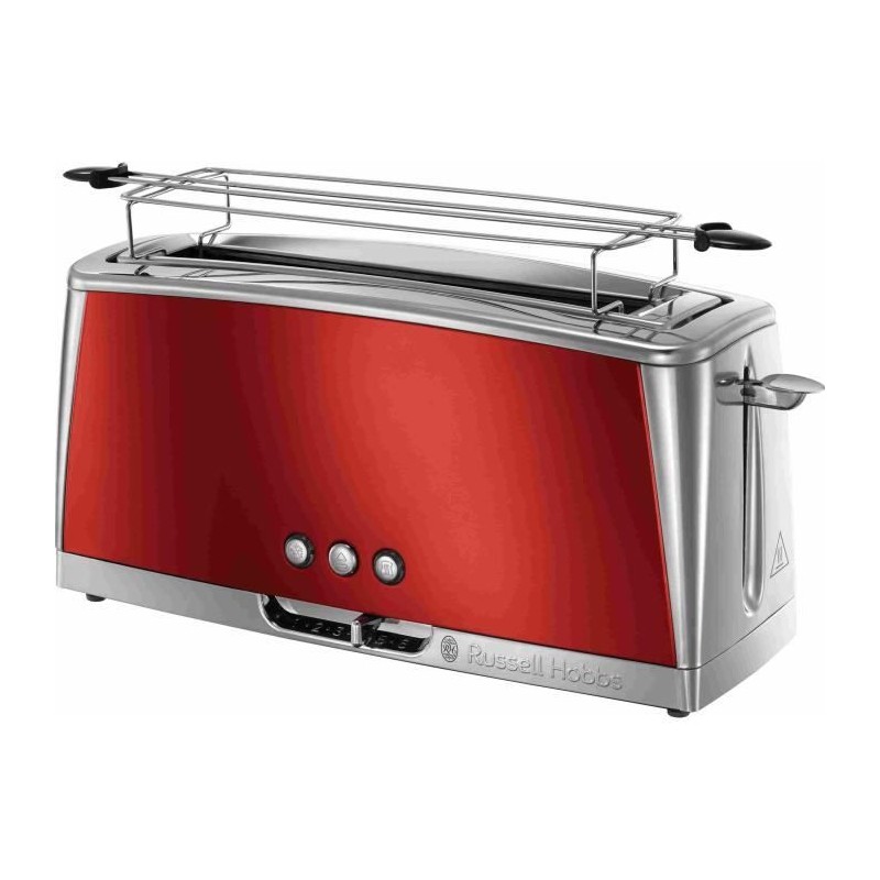 RUSSELL HOBBS 23250-56 - Luna Toaster - Fast Toast Technology - Solar Red