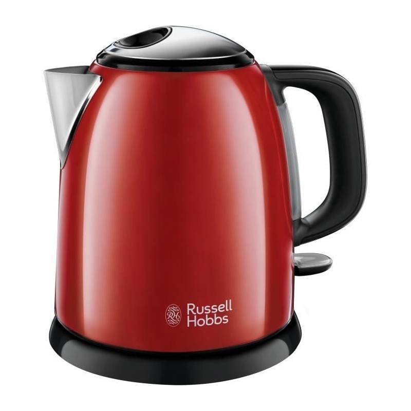 Russell Hobbs 24992-70 Compact kettle Colors Plus Capacity 1 L Removable Washable Anti-Large Filter-Red