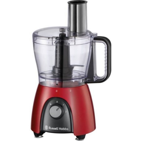 Food processor - RUSSEL HOBBS - Desire Red - 600 W - 2 speeds + pulse - Red