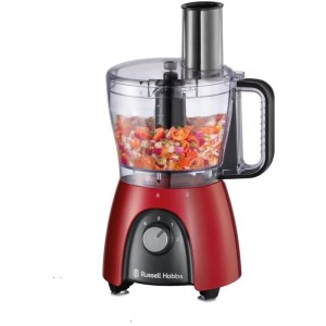 Küchenmaschine – RUSSEL HOBBS – Desire Red – 600 W – 2 Geschwindigkeiten + Puls – Rot