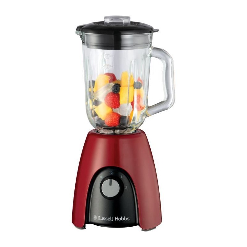 Blender - RUSSEL HOBBS - Desire Red - 650 W - 2 speeds + Pulse - Red