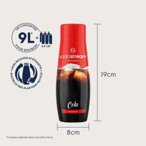 Sodastream - Pack of 6 COLA concentrates - 440ml