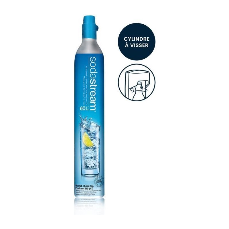 SODASTREAM 3019330 - Zusatzflasche Original CO² 60L