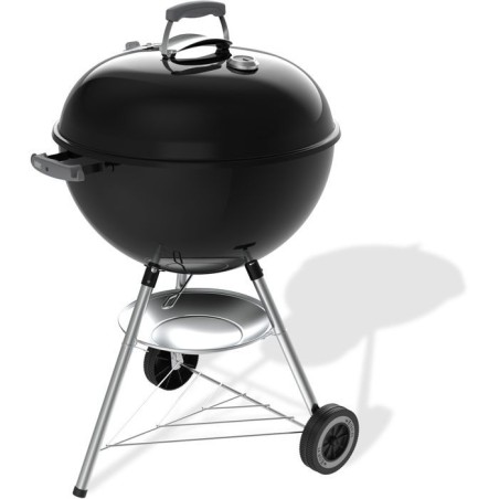 Weber Original Kugelgrill für Holzkohle – Ø 57 cm – Integriertes Thermometer – Emaillierter Stahl – Belüftungsöffnun