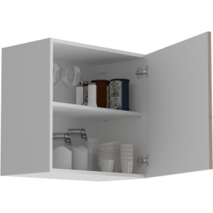 Oslo Oberschrank 1 Tür - Dekor Chene Jackson - L 60 x D 36 x H 58 cm