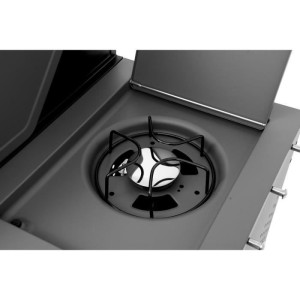 Gasgrill - COOKING BOX - BRISBANE - Edelstahlküche - 142 X 57 X 112 cm - Grau