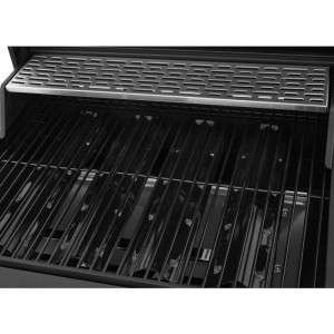Barbecue a gaz - Paarl - 4 brûleurs - Surface de cuisson principal : 60 x 42 cm - Grille de maintien au chaud - Acier