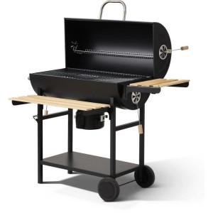Holzkohlegrill - KOCHBOX - MIKE EVOLUTION - 142 X 57 X 112 cm - Schwarz