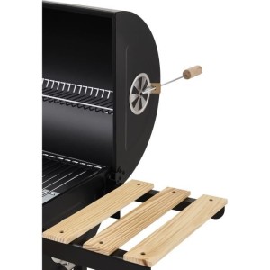 Holzkohlegrill - KOCHBOX - MIKE EVOLUTION - 142 X 57 X 112 cm - Schwarz