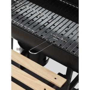 Holzkohlegrill - KOCHBOX - MIKE EVOLUTION - 142 X 57 X 112 cm - Schwarz