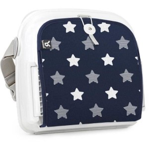 Baby booster seat for dining table - BENBAT - Portable and washable - Easy to fold - Adjustable safety harness - Navy