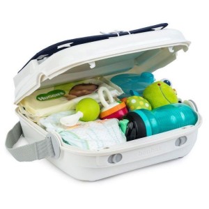 Réhausseur bébé pour table a manger - BENBAT - Portable et lavable - Facile a plier - Harnais de sécurité réglable - Marin