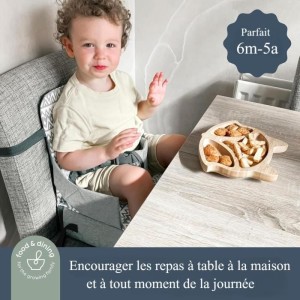 Réhausseur pour enfants - DREAMBABY - ON-THE-GO - Portable avec compartiments de rangement - Léger, compact et facile a transp