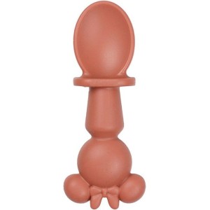 SET DE 2 COUVERTS SILICONE - 2 PCS silicone cutlery set MINNIE