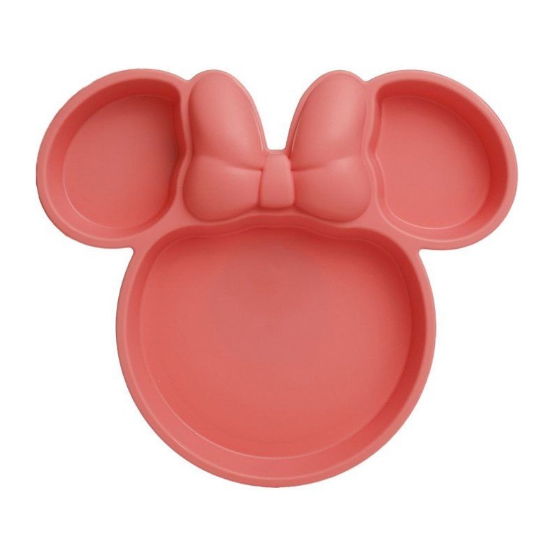 Teller mit Minnie-Kopf-Silhouette