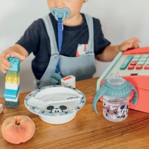 Tasse a poignée - THERMOBABY - Sippy 250 ml - Bec silicone - Anti-fuites - Mickey Cool