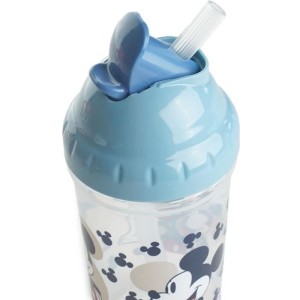 Tasse a paille - THERMOBABY - 295 ml - Anti-fuites - Clip - Mickey Cool