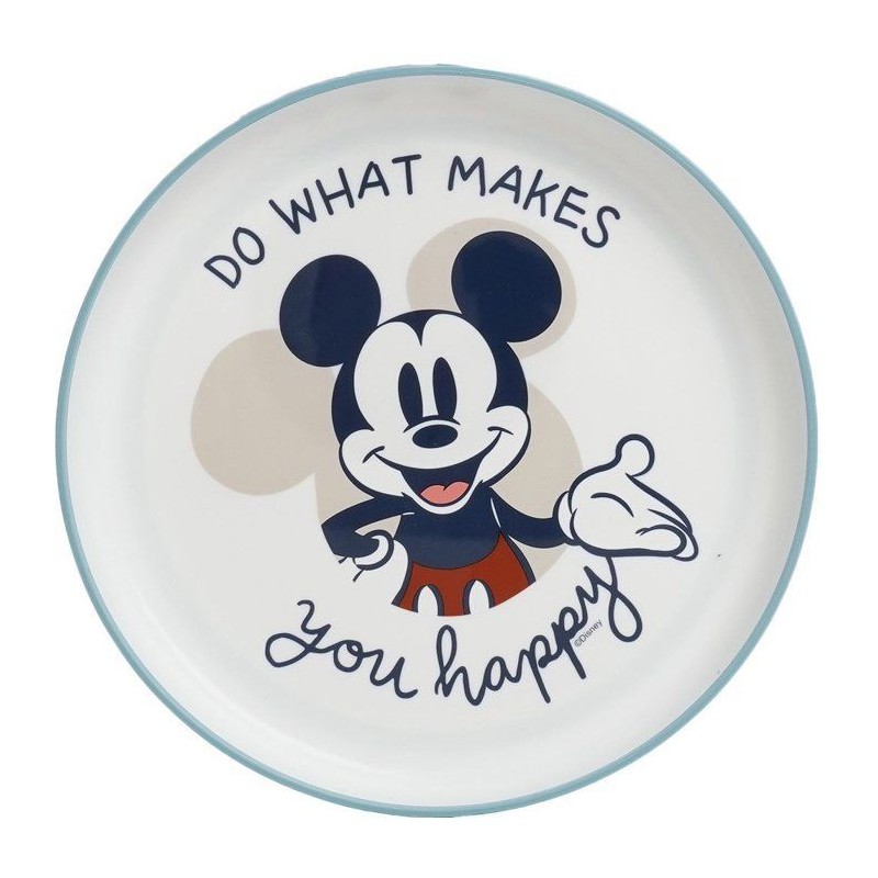 GRANDE ASSIETTE ANTI-DERAPANTE MICKEY COLLECTOR