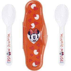 2er-Set Löffel mit Tragetasche, Minnie-Sammlerstück