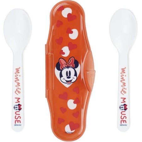 2er-Set Löffel mit Tragetasche, Minnie-Sammlerstück