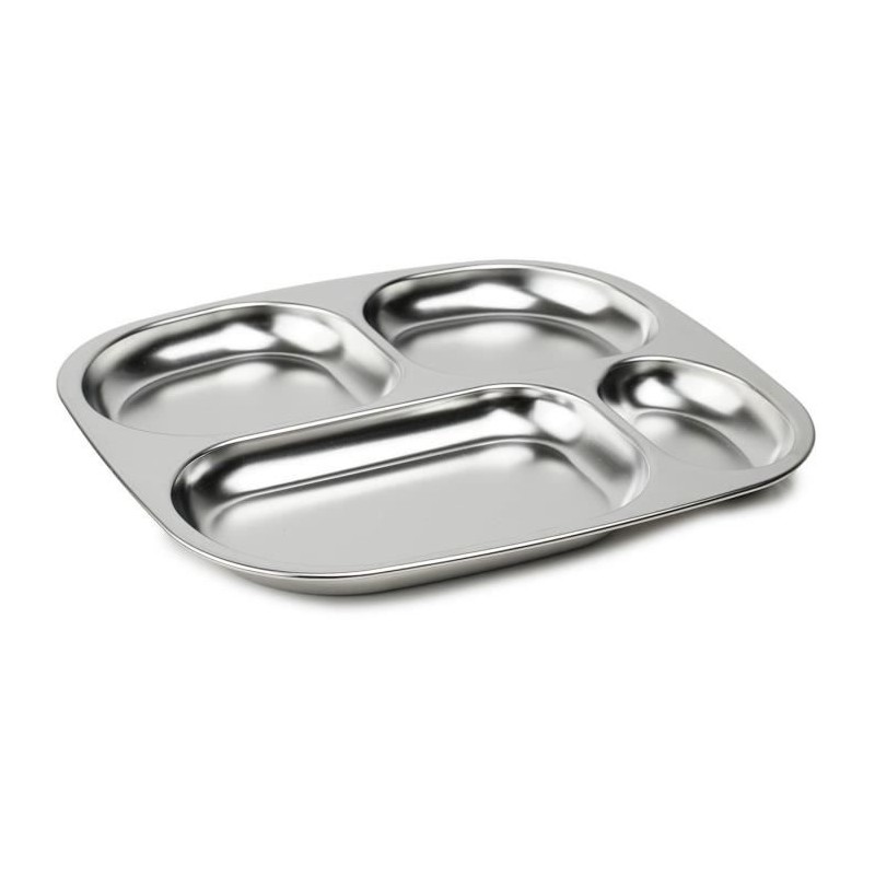 Compartmentalized tray - THERMOBABY - 4 compartments - BPA-free - Stainless steel