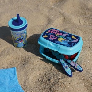 2er-Set Besteck - THERMOBABY - LILO & STITCH - Gabel + Löffel - Edelstahl