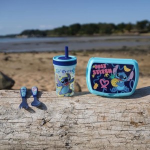 2er-Set Besteck - THERMOBABY - LILO & STITCH - Gabel + Löffel - Edelstahl
