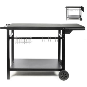 Planchawagen mit klappbarer Ablage - LIVOO - GS170N - 2 Zahnräder ø 15 cm - Ablagefläche 85 x 50 cm