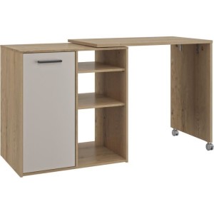 ALPAGA – Drehinsel – 1 Tür – 156 x 60 x 88 cm – Eiche Silva / Grege – GAMI