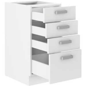 ATLAS Base unit with 4 drawers - White decor - L40cm - Sold without...