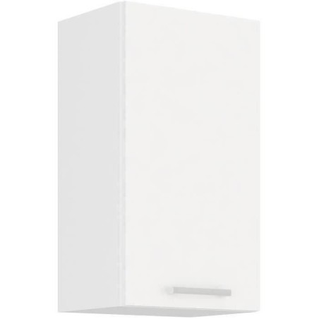 ATLAS Tall unit with 1 door - White decor - L 40cm