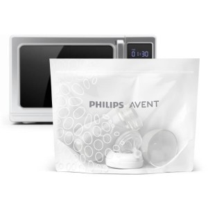 Sachets de stérilisation - PHILIPS AVENT - Micro-ondes - 5 sachets