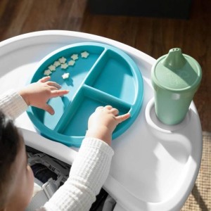 BABY EINSTEIN NEPTUNE Hochstuhl für Babys von 6 Monaten bis 3 Jahren, inklusive: Wassermatte, Sicherheitsplatte, Tablett und Au