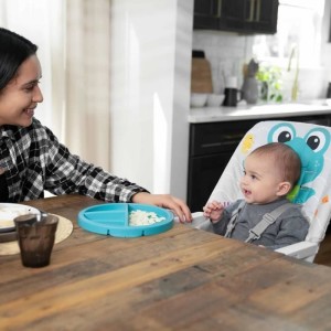 BABY EINSTEIN NEPTUNE High chair for babies from 6 months to 3 years old, including: water mat, safety plate, tray and storage p