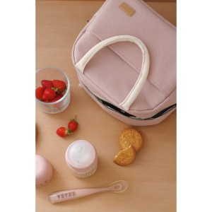 Powder Pink Insulated Lunch Bag