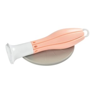 BEABA Faltbarer Flaschenablauf Blume rosa