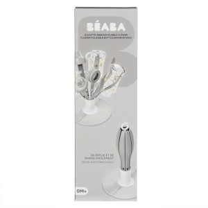 BEABA Drip Faltbare Babyflasche Blumengrau