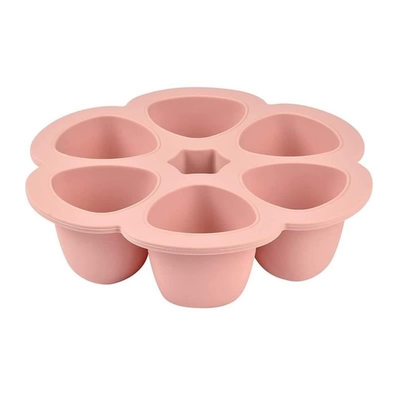 BEABA Multiportions silicone 6x90 ml pink
