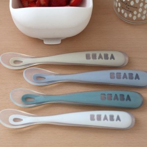 Beaba Set 4 Löffel Regenbogen