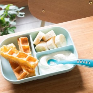 BEABA Silikon Lunch Set 2-teilig - blau