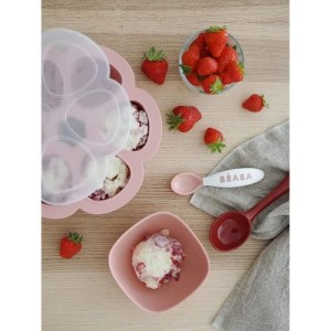 BÉABA, Set Premiers Couverts ergonomiques, 6 Cuilleres et 4 Fourchettes, Manche court et arrondis, Prise en main facile pour B