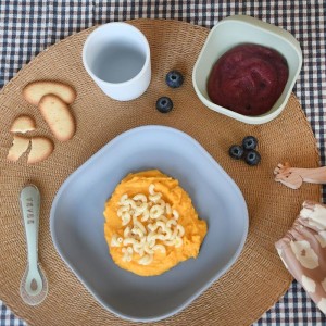BEABA Silikon Mahlzeit Set 4 Stück - Dschungel