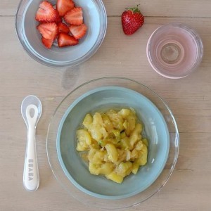 BEABA Eukalyptus Glas Mahlzeit Box