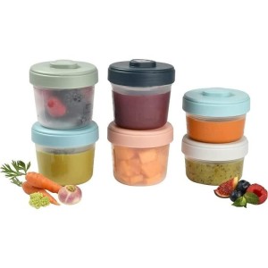 BEABA Set 1. Alter 6 Portionen Clip - (2x90ml + 4x150ml) |  Pots et...