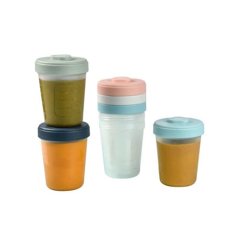 BEABA Set 2nd age 6 portions clip - (6x250ml)