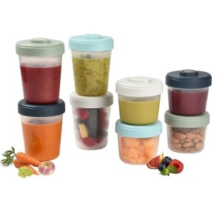 BEABA Set 2. Alter 8 Portionen Clip - (4x150ml + 4x250ml) |  Pots e...