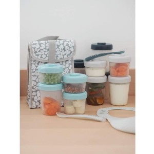 BEABA Pack 1. Sturmmahlzeit (2x90ml + 4x150ml + 6x250ml + 2 Messlöffel 1. Alter)
