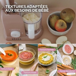 BEABA EXKLUSIV, Babycook Solo, 4-in-1-Babyroboter, Herd-Mixer, Pralin